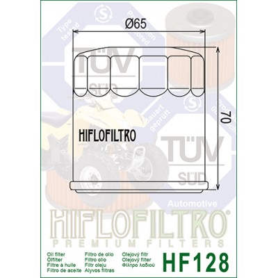 NEW HIFLO HF128 OIL FILTER Kawasaki Mule KAF300 KAF400 KAF620 FAST FREE SHIP 1