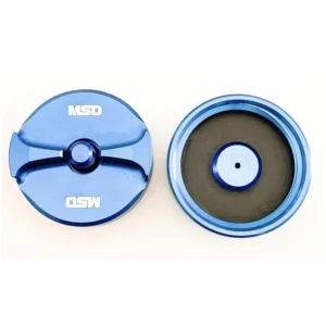 282-GTC15U#1.jpg. MSD Alloy Gas Cap - Yamaha - Blue