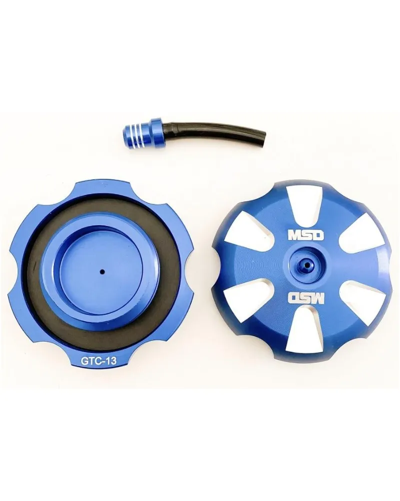 282-GTC13U#1.jpg. MSD Alloy Gas Cap - KTM/Husqvarna - Blue