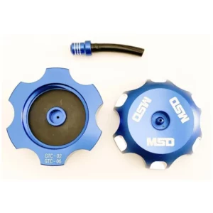 282-GTC06U#1.jpg. MSD Alloy Gas Cap - Yamaha - Blue