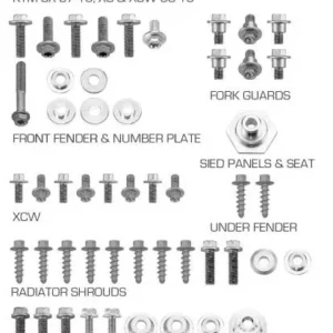 282-bkf-502. MSD Plastics Fastener Kit - KTM