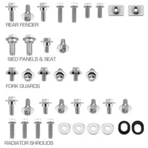 282-bkf-302. MSD Plastics Fastener Kit - KX250F/KX450F