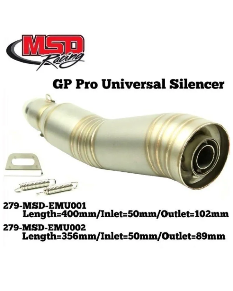 279-MSD-EMU002#1.jpg. MSD GP Pro Universal Slip-On - Length 356mm