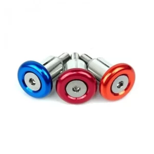 282-BEC06#1.jpg. MSD MX Bar End - Blue/Orange/Red/Titanium