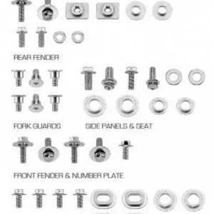 282-bkf-202. MSD Plastics Fastener Kit - YZ250F 10-13/WR450F 12-14