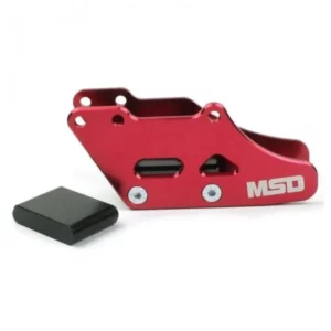 282-CGHN003#1.jpg. MSD Rear Alloy Chain Guide Red - CR/CRF250/450R/X/RX
