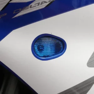 448-Y04R1-SIG-BLU#1.jpg. HOTBODIES Front Flush Mount Indicator YZF-R1 02-14 / YZF-R6 03-16 - Blue