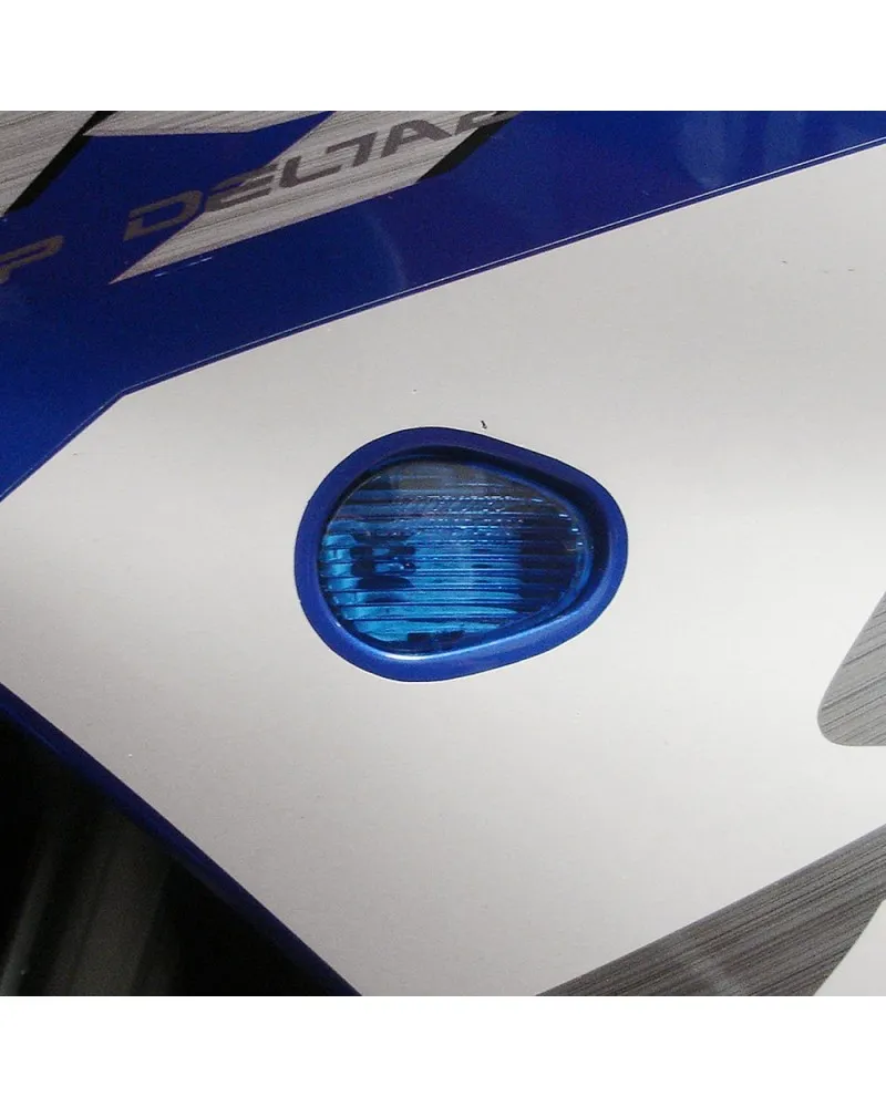 448-Y04R1-SIG-BLU#1.jpg. HOTBODIES Front Flush Mount Indicator YZF-R1 02-14 / YZF-R6 03-16 - Blue