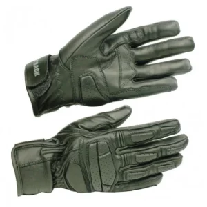 390-GL256-B#1.jpg. OUTBACK Short Leather Gloves - Black