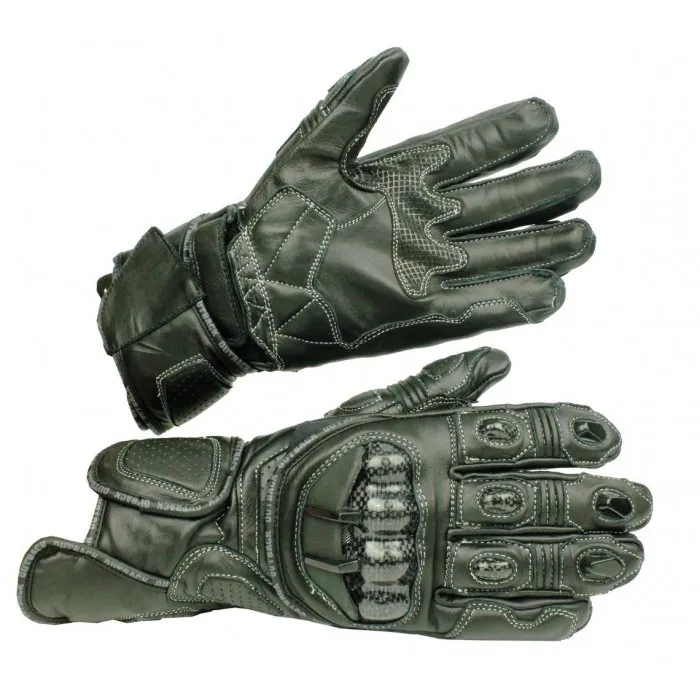 390-G8050-B#1.jpg. OUTBACK Sport Leather Gloves - Black