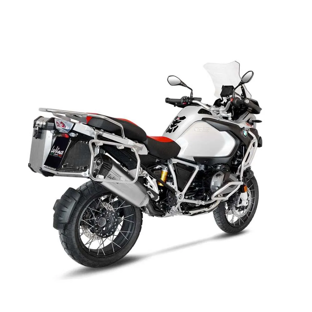 245-15301. LEO VINCE LV12 Stainless Slip-On - R1200GS / R1250GS
