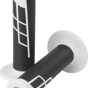 PTH-X02-1667 #1. PRO TAPER Clamp On Waffle Grip - White/Black