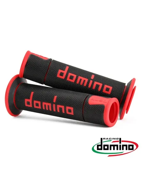 a450-blk-red. DOMINO A450 Racing Grips - Black/Red