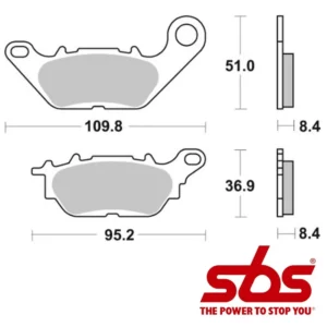 SBS 858HF#1.jpg. SBS 858HF Brake Pad