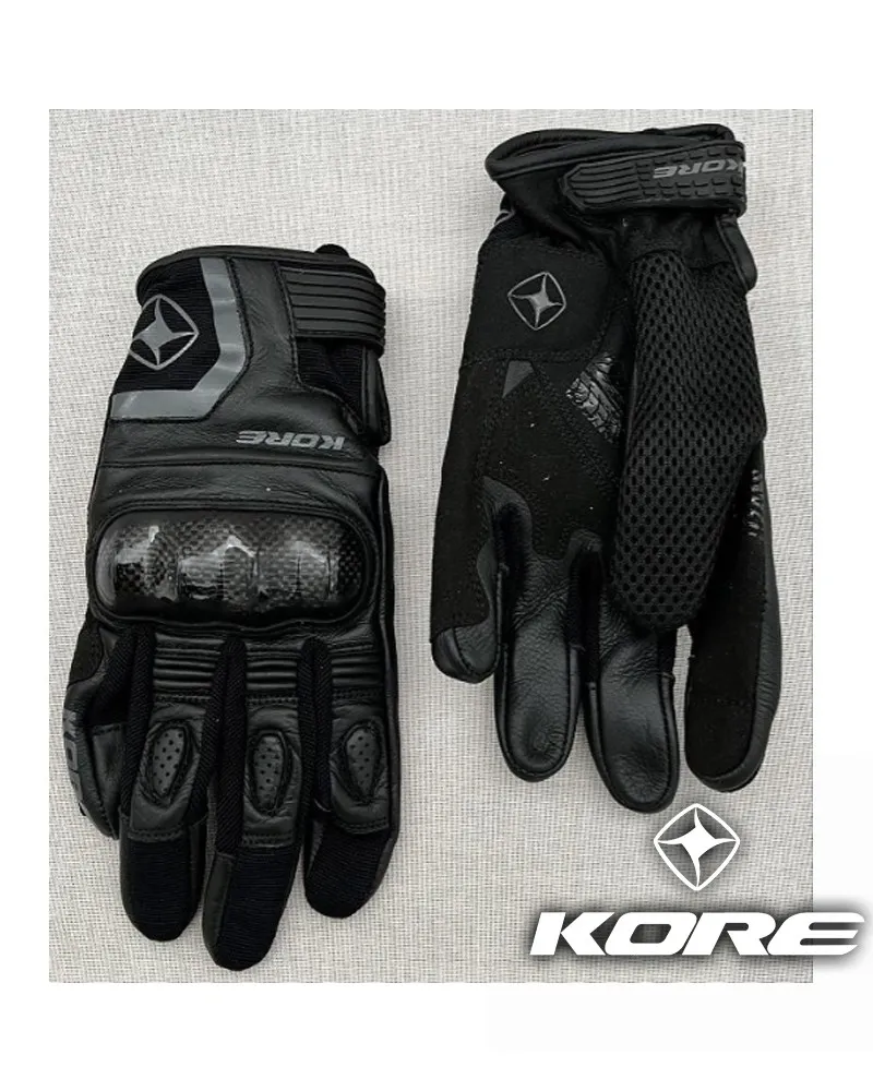 390-GL272-BG#1.jpg. KORE Air Flow Gloves - Black/Grey