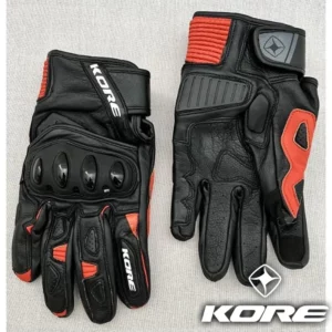 390-GL276-BO#1.jpg. KORE Blast Shorty Gloves - Black/Orange Fluo
