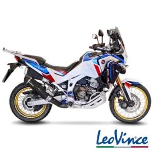 245-14355EB #2. LEO VINCE LV1 Evo Stainless Black Edition Slip-On - CRF1100L