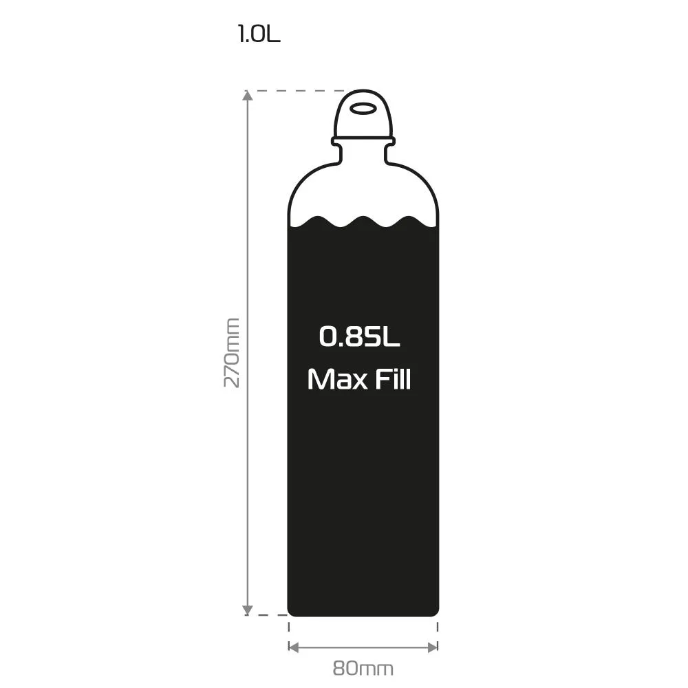 OX835 #2. OXFORD Fuel Flask 1lt