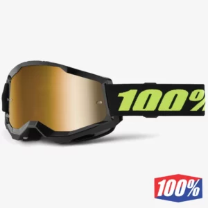 online-10025002800022. 100% Strata 2 Solar Eclipse Goggle - Gold Mirror Lens