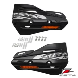 ZE72-3406. ZETA Hand Guard XC - Black - Orange Lens