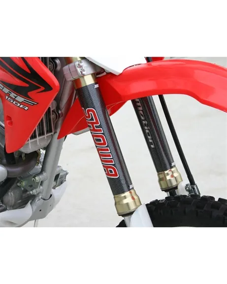 MO52-0112-2. MOTION Front Fork Sticker KYB - Black/White