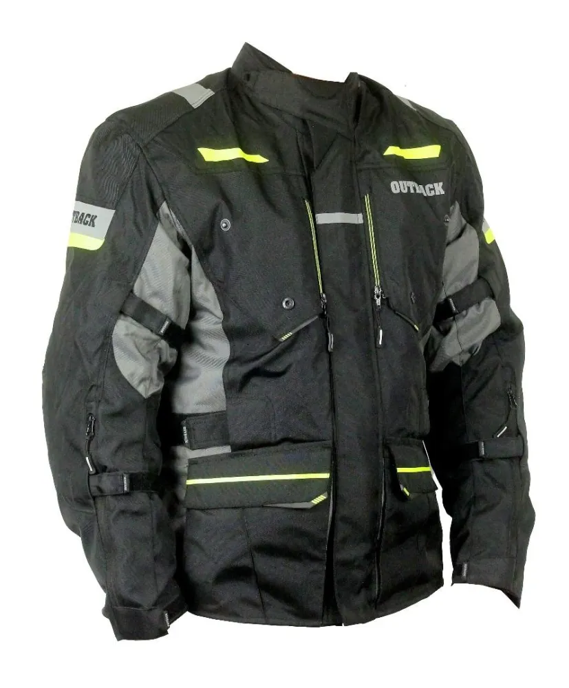 GetImageNoResize (25). OUTBACK 3 Jacket - Black/Grey/Fluo