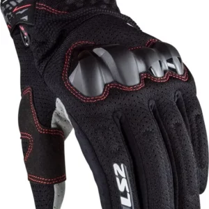 LS2G70180S0112 #1. LS2 Chaki Mesch gloves - Black