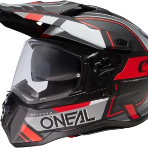 HDSRS-123 #1. ONEAL D-SRS V2.5 Square - Matt Black/Red/Grey
