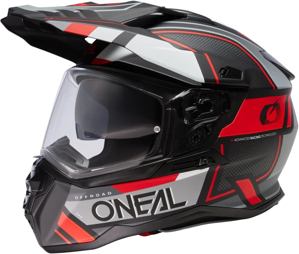 HDSRS-123 #1. ONEAL D-SRS V2.5 Square - Matt Black/Red/Grey