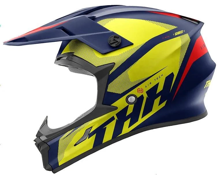 thh 710x-atuy-y. THH 710X MX Youth - Blue/Yellow