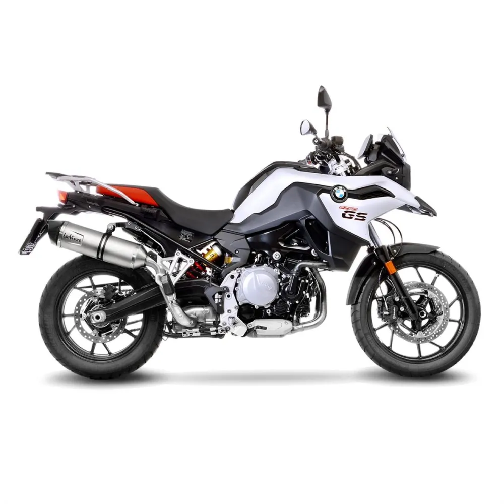 245-14263e. LEO VINCE LV1 Evo Stainless Slip-On - BMW F750GS / F850GS