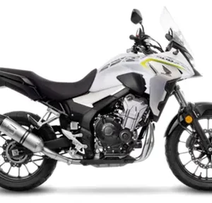 245-14314e. LEO VINCE LV1 Evo Stainless Slip-On - CB500X / CBR500R