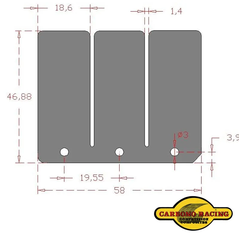 261-OEM-A172. CARBONO Reeds - Honda/Suzuki