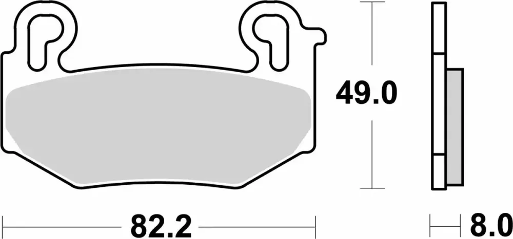 SBS 1004HS #2. SBS 1004HS Front Brake Pad