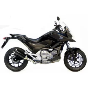 245-14042. LEO VINCE Nero Black/Stainless Slip-On - NC750S / NC750X