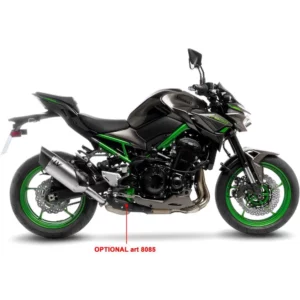 z900. LEO VINCE LV14 R Stainless Slip-On Carbon Cap - Z900 17-24