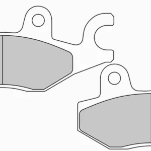 220-fdb2087ag. FERODO Argento Brake Pad FA197