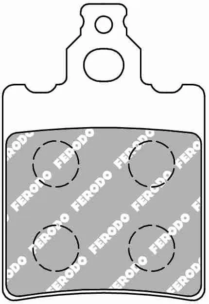 220-fdb694ag. FERODO Argento Brake Pad FA60/FA337