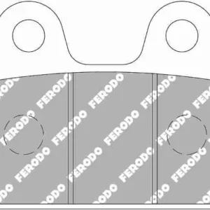 220-fdb2306p. FERODO Platinum Brake Pad FA710/SBS949