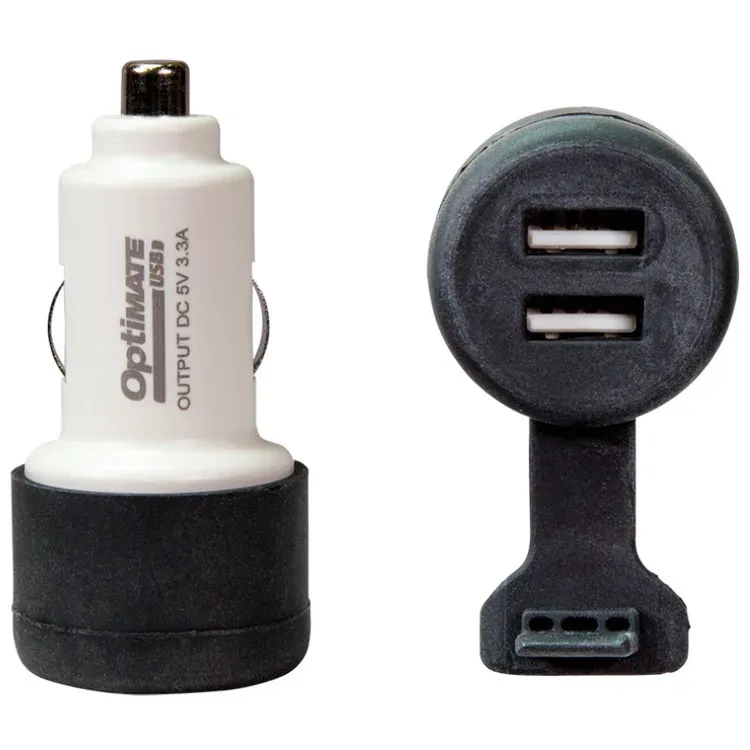 O106-SINGLE #2. OPTIMATE Charger Dual Output USB - Harley, KTM, CAR, BOAT