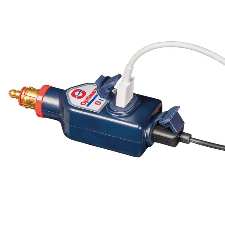 O15-SINGLE #2. OPTIMATE Charger Dual output USB - BMW/Ducati/Triumph