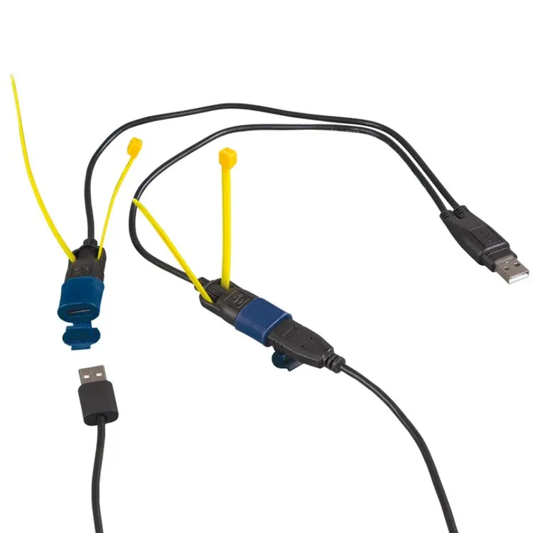 O110-SINGLE #4. OPTIMATE Y-Splitter USB 2Amp - 2 X USB 1Amp