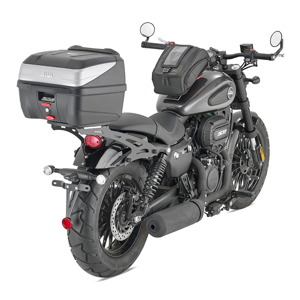 b32n_mounted on keeway v302c. GIVI B32 Bold Top Box - 32lt