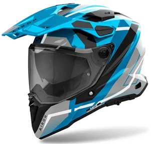 airoh-commander-2-mavick-cerulean-blue-adventure-h. AIROH Commander 2 Mavick Cerulean - Blue