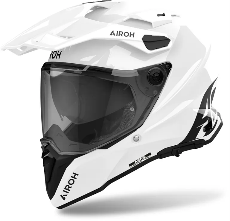 commander_2_white_gloss_b. AIROH Commander 2 Color - White