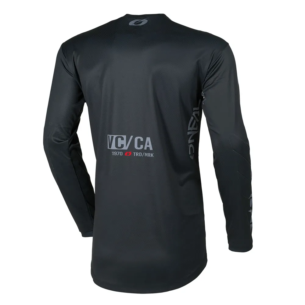 E007-11_back. ONeal Element Brand Jersey - Black/Grey