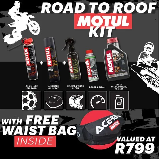 MOTO-ROOF-BUCKET #1. Motul Roof Of Africa Bucket