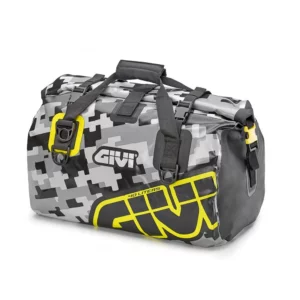 EA115CM #1. GIVI Waterproof Bag -Grey/Yellow Camoflage - 40lt