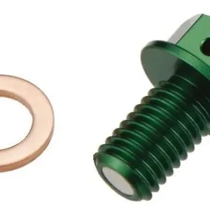getimagenoresize (38). ACCEL Magnetic Drain Plug Kawasaki - Green
