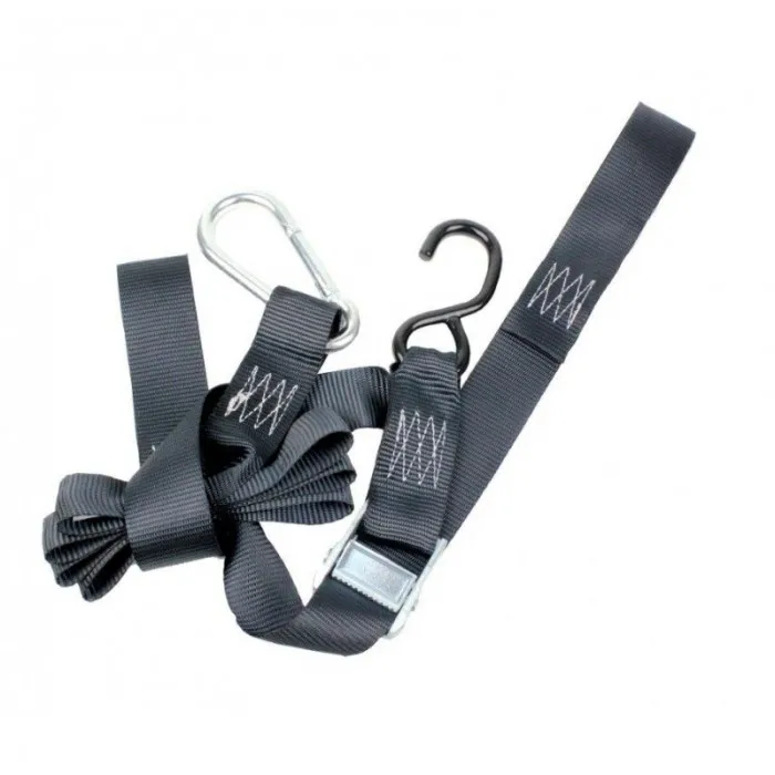 275-CT04ST2PB#1.jpg. MSD 38mm Tie Down Hook/Caribiner & Soft Loop - Black